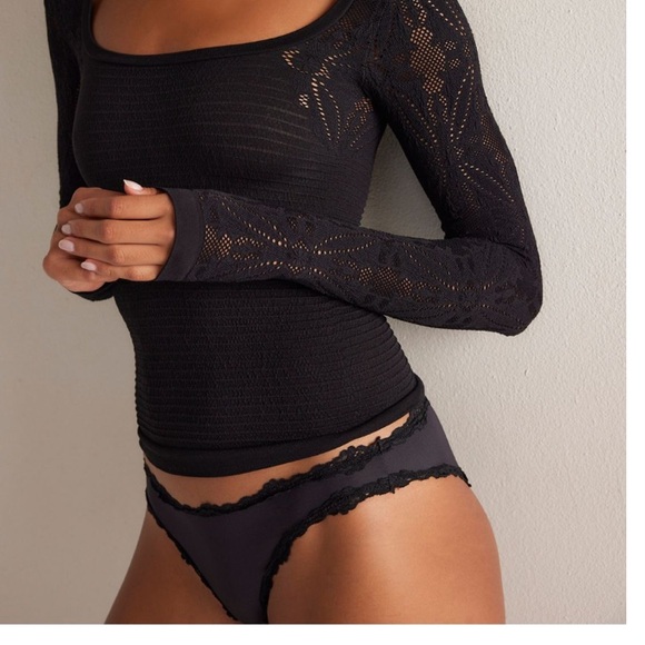 Free People Tops - Free People So Many Likes Black Long Sleeve Top